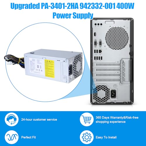 S-Union 942332-001 PA-3401-1HA Fuente de Poder 400W Compatible con HP 280 288 285 480 600 680 800 G3 G4 miniatura 6