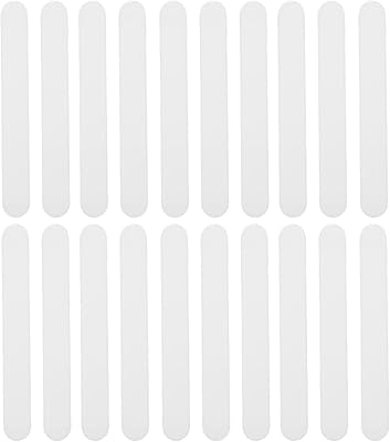 ibasenice Glue Sticks Popsicle Stick 25pcs Tongue Depressors Reusable Tongue Stir Sticks Tongue Applicator Wax Stirring Mixing Stick for Laboratory White Glue Sticks Popsicle Stick