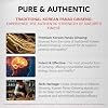 Panax Ginseng 1500 mg - Red Korean Ginseng Supplement for Men - Extra Strength 10:1 Extract - Energy, Focus, Productivity & Performance - Natural & Vegan - Lab Tested - 120 Capsules, 2 Month Supply