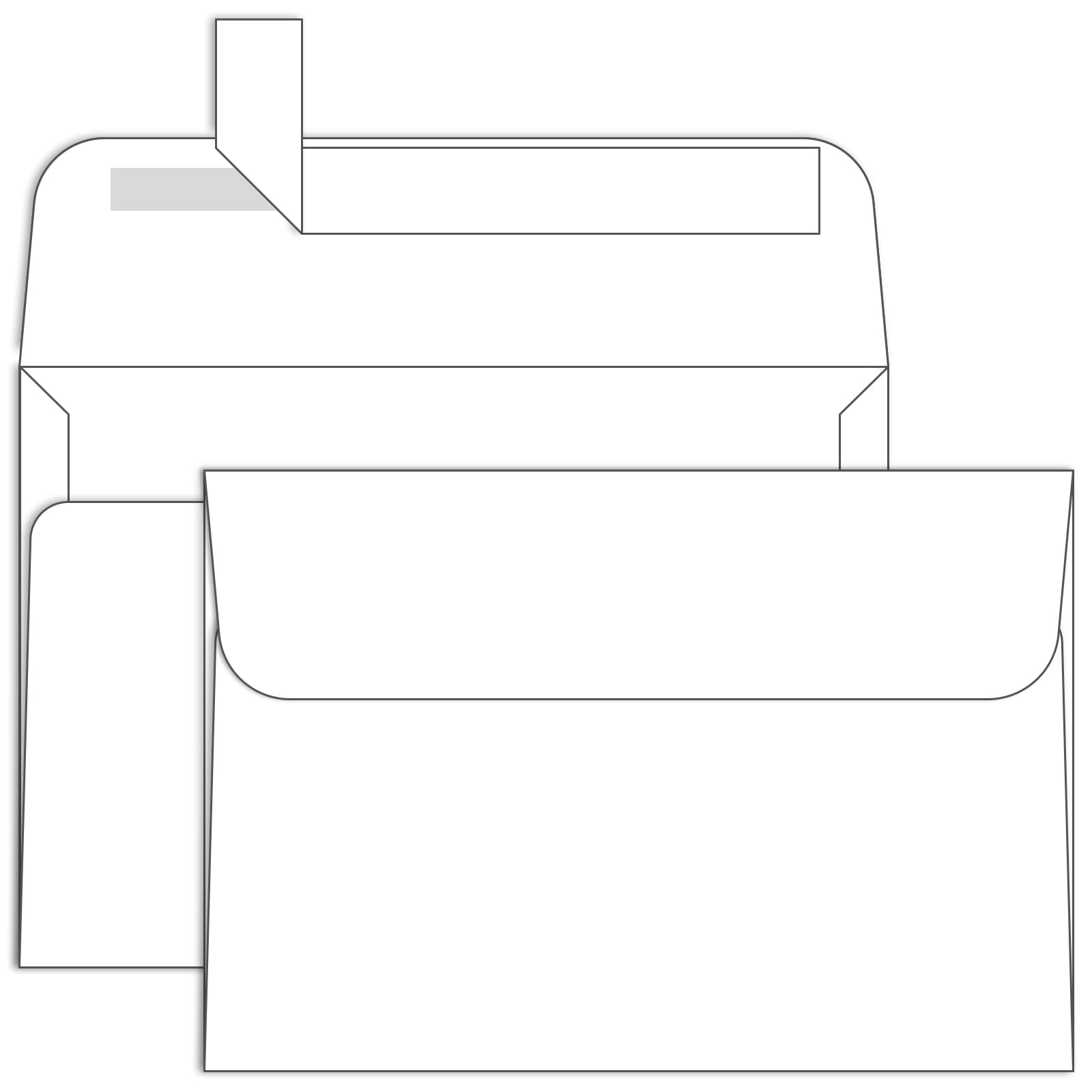 Amazon.com : Ohuhu A7 Printable White 5x7 Envelopes 500 Pack
