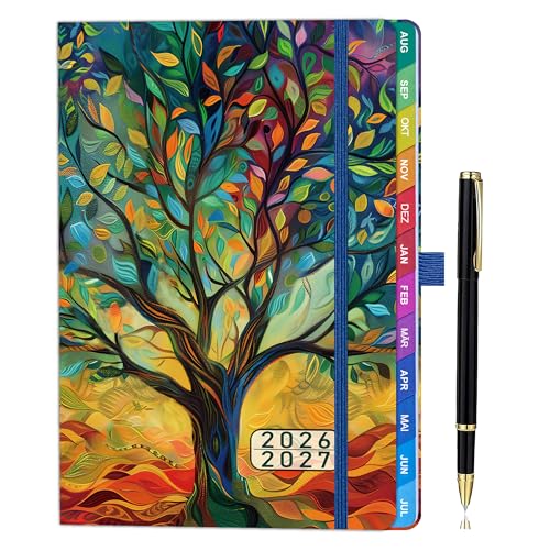 Lehrerplaner 20262027 A5+ Lehrerkalender mit Notenlisten Klassenorganisation & Unterrichtsplanung Schulplaner Lehrer 100gsm Papier Hardcover