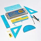 Lata de metal en relieve con contenido de confección a juego.