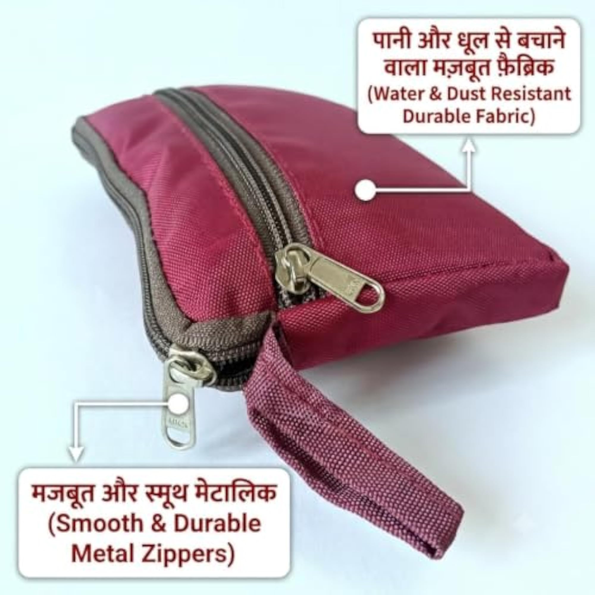 Multipurpose Waterproof Zipper Pouch for Women