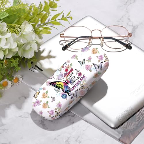 Image of Glasses Case Hard Shell,Portable Protective Eyeglasses Case, Eyeglass Holder Box with Cleaning Cloth, for men women