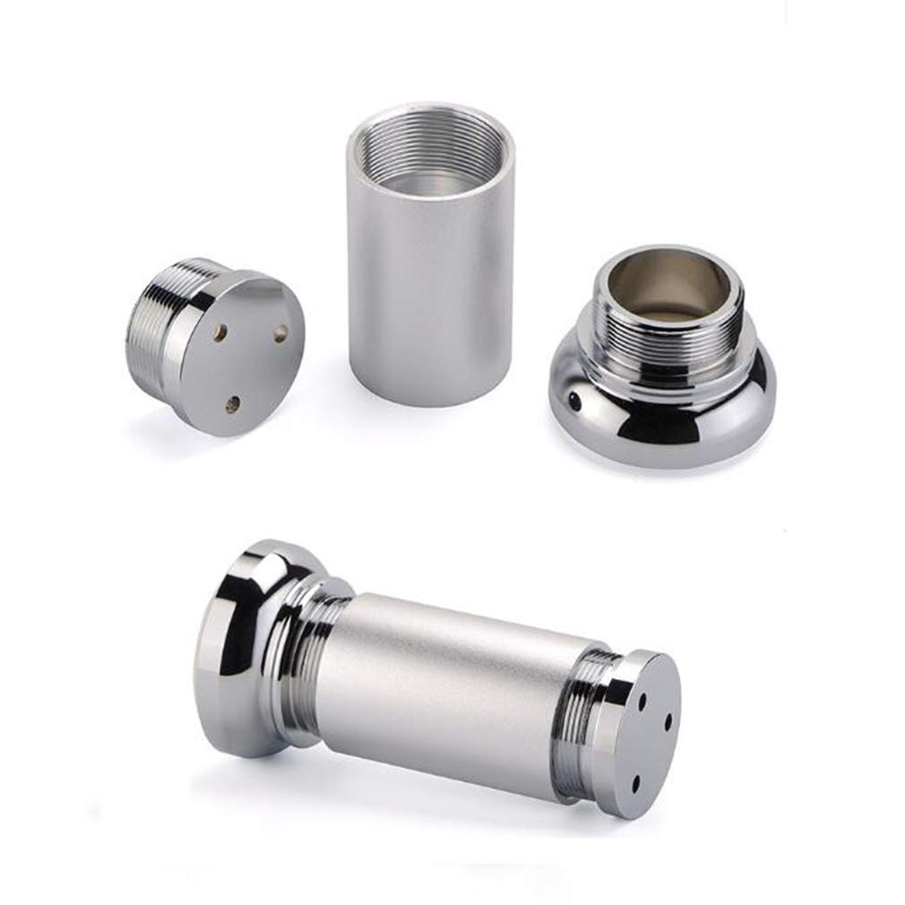 Nogi meblowe ze stali nierdzewnej, regulowane, podnóżki do sofy, 8 cm-10 cm, metalowe, kuchenne, regałowe, akcesoria do łóżka (cztery sztuki), 120 mm