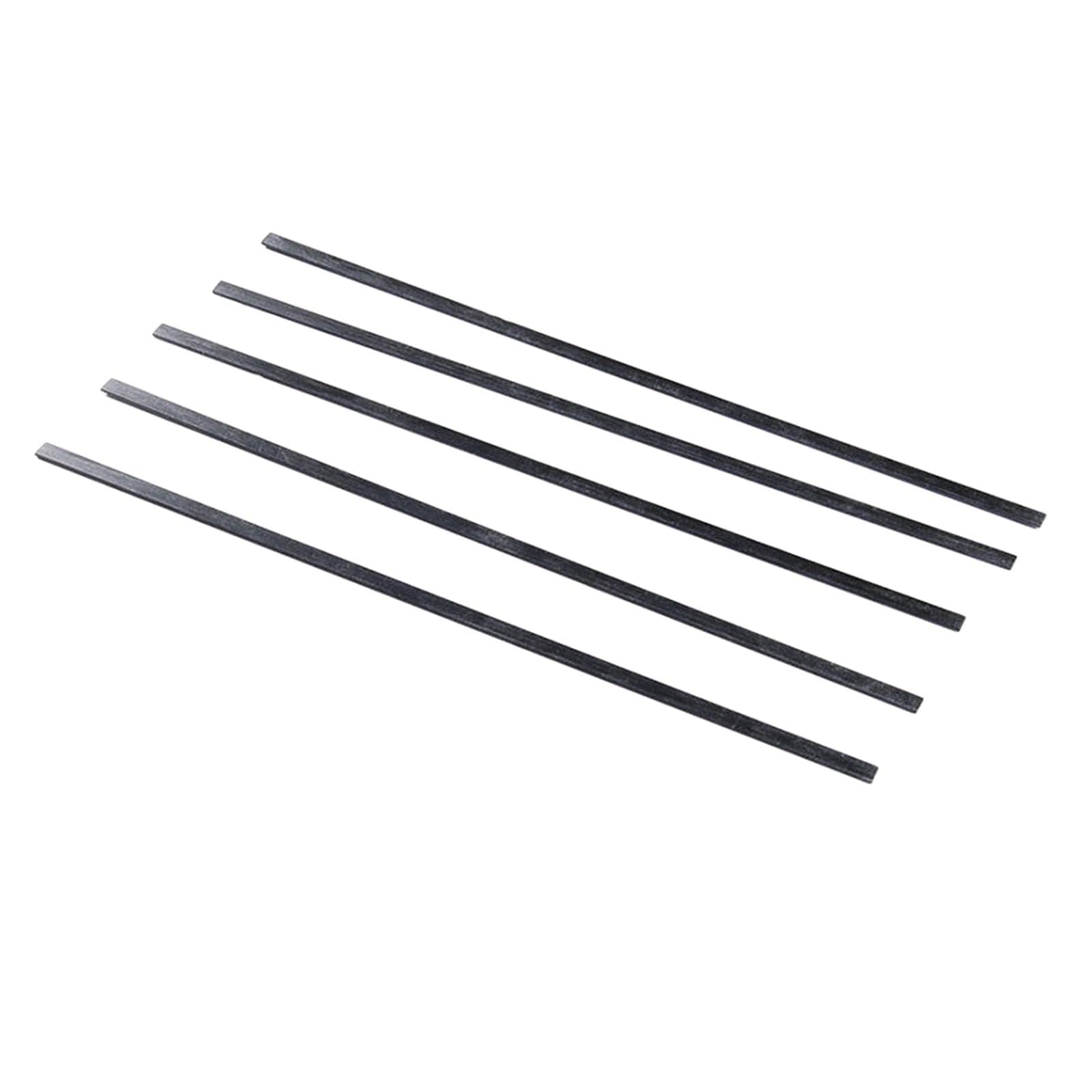 5 Stück Kohlefaser-Streifen für ferngesteuerte Fahrzeuge, Drachenzubehör, 5 Stück, 0,5 x 3 x 400 mm