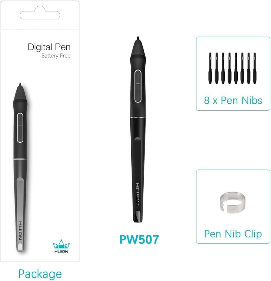 HUION Kamvas 12豪華版 液タブ 充電不要ペン Amazon.co.jp: HUION 充電不要ペン 液タブ Kamvas Pro12、Kamvas