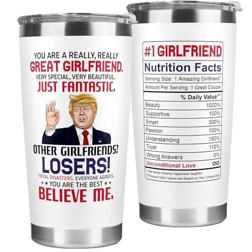 UMACVN Gifts for Girlfriend - Anniversary, Birthday, Christmas Girlfriend Gifts for Women - Romantic Love Couple Gift for Her from Boyfriend - Gift Ideas for Couples - 20 Oz Stainless Steel Tumbler