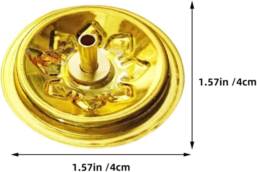 5pcs Metal Oil Lamp Wick Holder Durable Floating Wicks for Retro Oil Lamps Meditation and Decorative Use Easy to Install Versatile Replacement Core