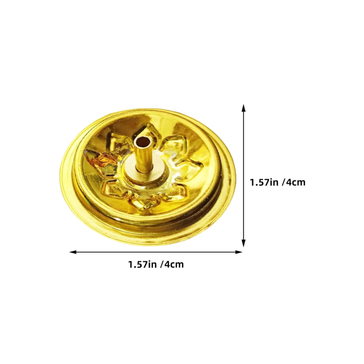 CORHAD 5pcs Portable Oil Lamp Wick Holders Floating Disc Bases for Kerosene Lamps for Temples and Outdoor Use Lightweight and Convenient Accessory