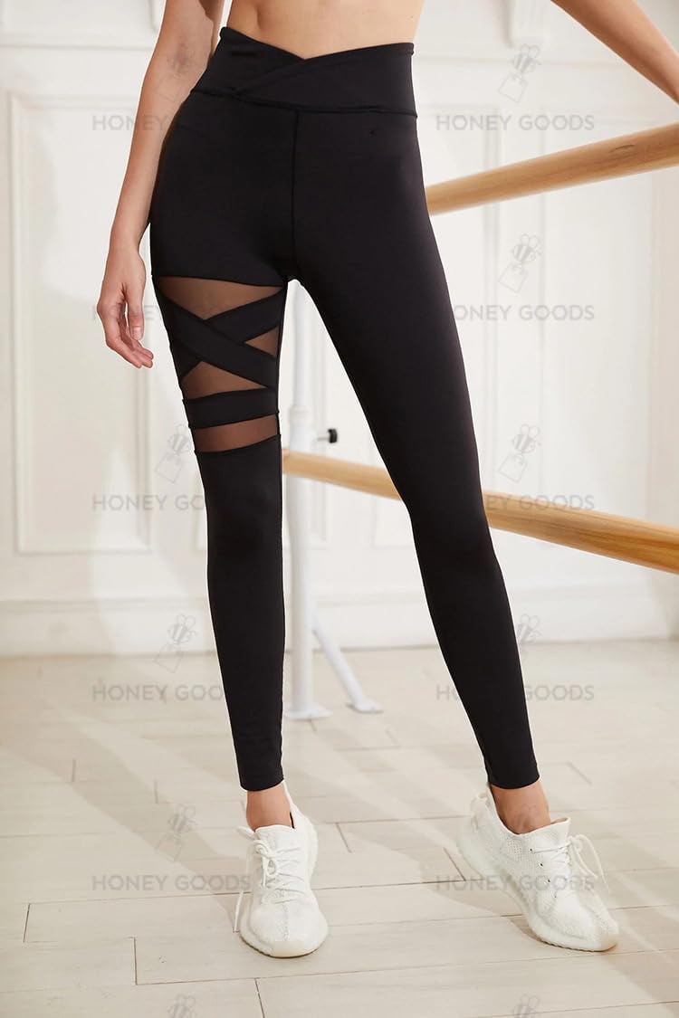 Women’s High-Waisted Athletic Leggings – Breathable, Moisture-Wicking, Slim Fitness Pants for Gym, Yoga, Running