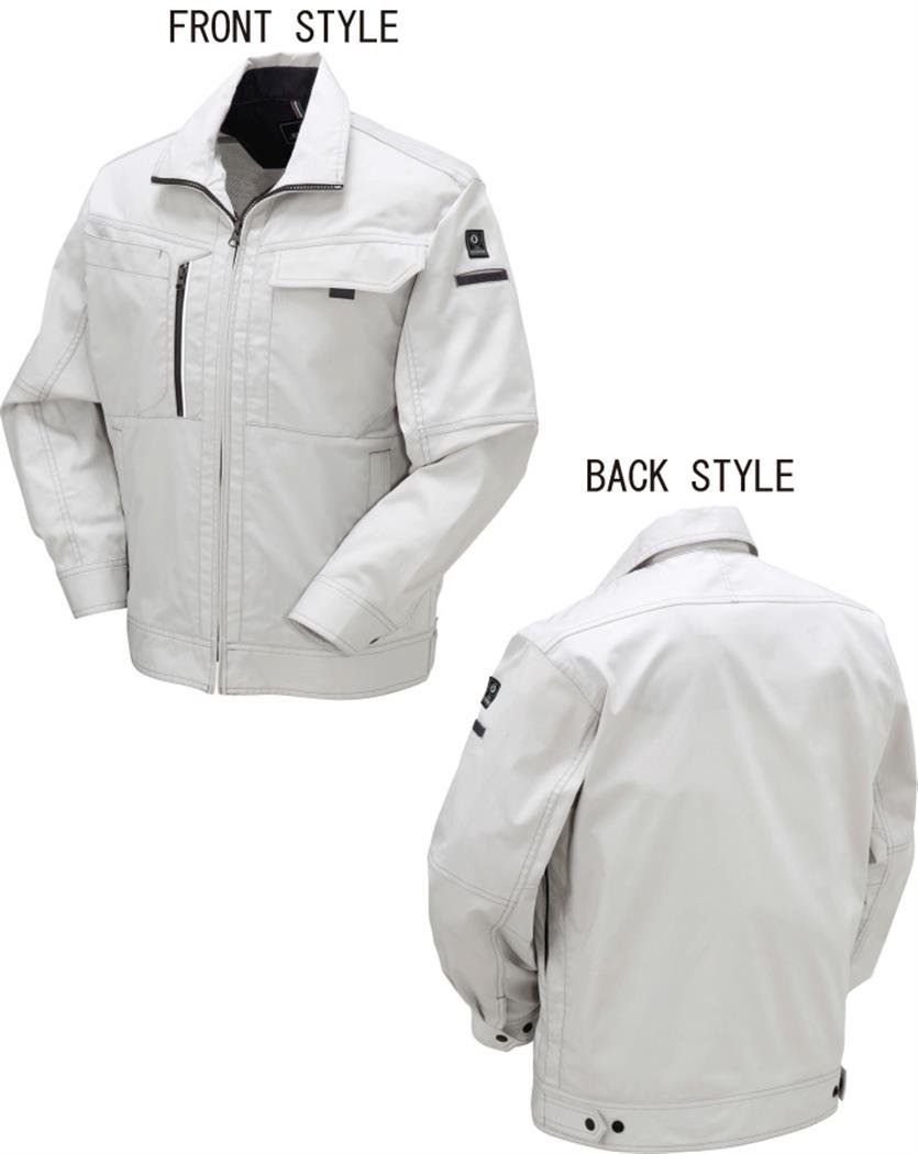 Amazon.co.jp: クロダルマ 256621 長袖ジャンパー シルバー 5L