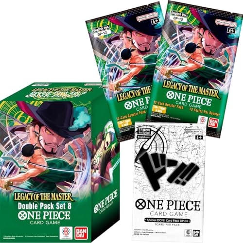 BANDAI One Piece TCG: Legacy of The Master Double Pack Set Vol. 08 (DP-08) - 2 Packs