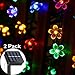 Produktbild Solar-Lichterkette, 2 Stück, 8 Modi, 50 LEDs, solarbetrieben, wasserfest, für den Außenbereich, für Terrasse, Hof, Baum, Zuhause, Rasen, Hochzeit, Party-Dekoration