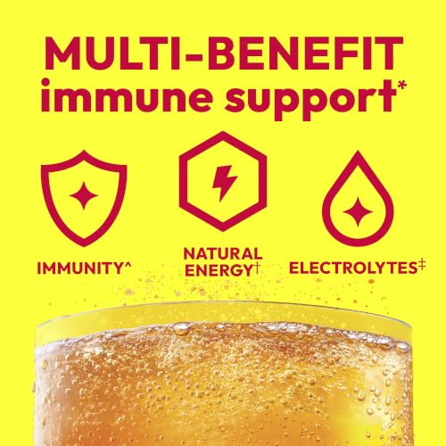 Image of Emergen-C 1000mg Vitamin C Immune Support Powder, Super Orange, 60 ct