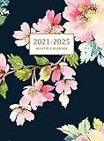 2021-2025 Monthly Planner Hardcover: Large Five Year Planner with Floral Cover (Volume 3)