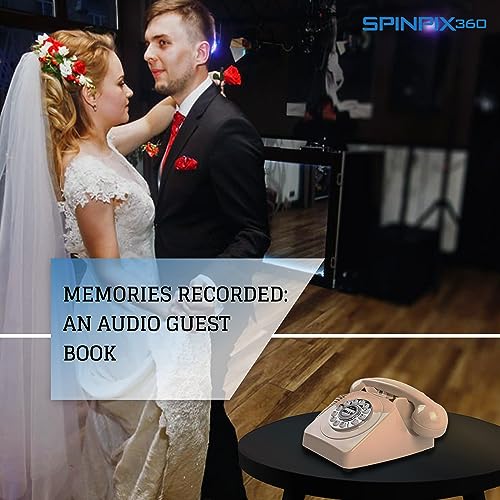 Spinpix360 Audio Guestbook For Wedding - Record Customized Audio Messages With Guest Book – A Personal And Convenient Way To Preserve Your Special Occasions (Beige) #TOP4