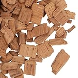 OHPHCALL 2 Packungen Eichenholzspäne aus Eiche für Rotwein und Whiskey 200g Braune Holzchips zur Geschmacksverbesserung und Aromaverbesserung im Heimgebrauch