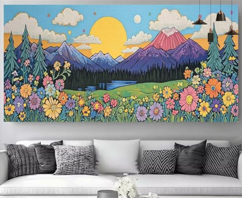 Broderie Diamant XXL en cristal 5D pour une décoration murale haut de gamme