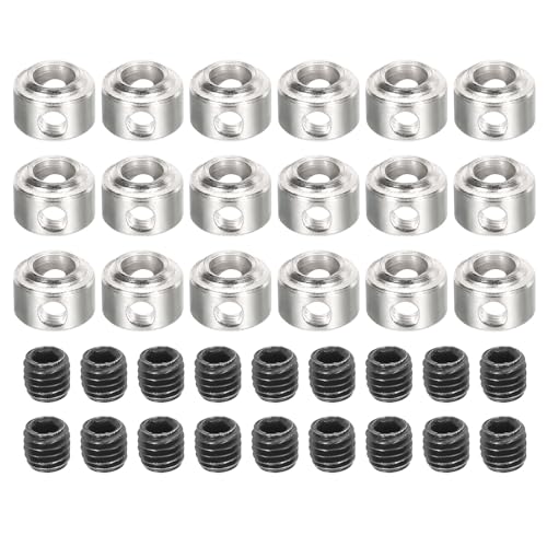 MECCANIXITY 18Pcs RC Airplane Landing Gear Stopper 304 Stainless Steel 4.1mm(0.16