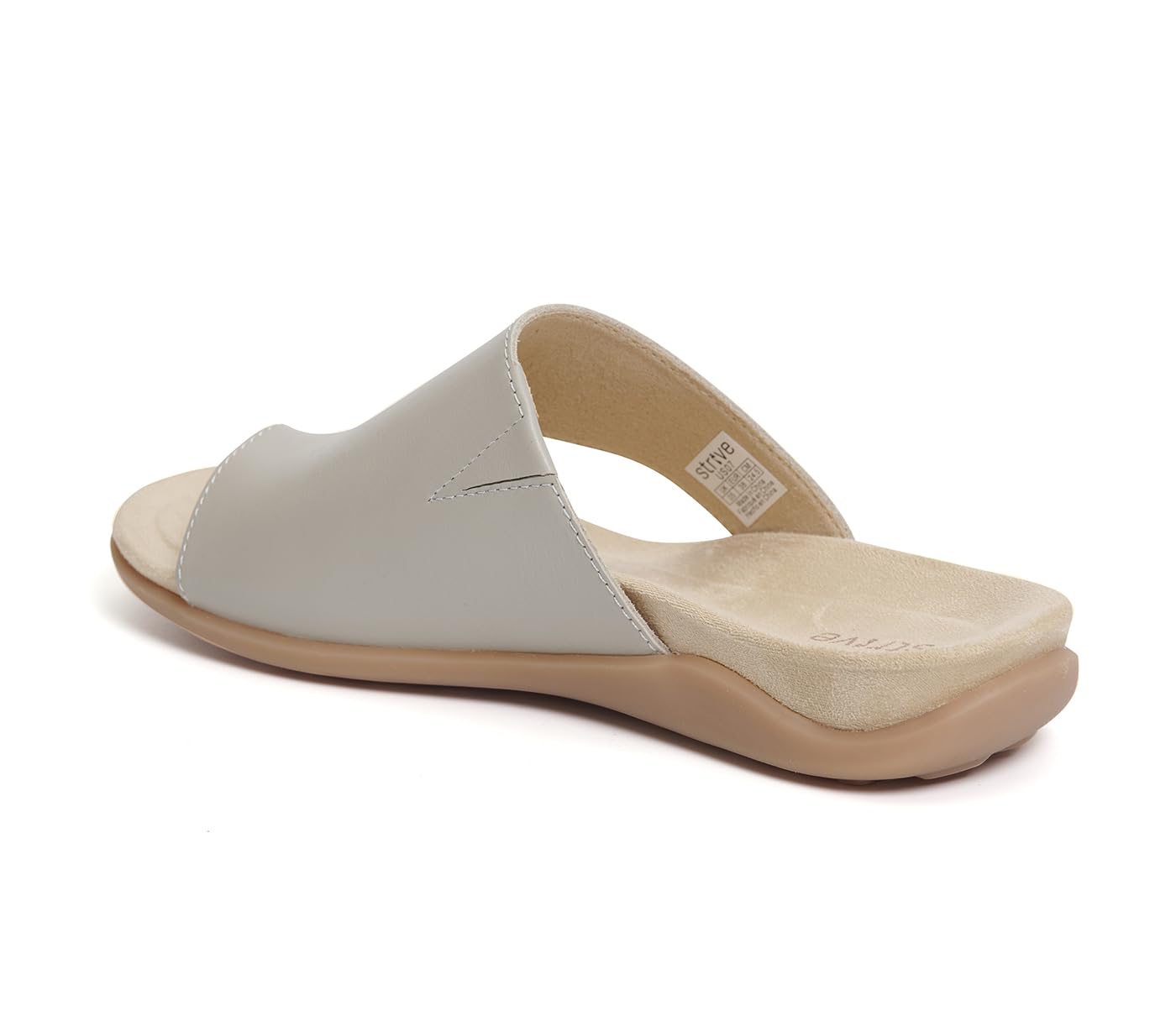 Strive Capri 4 - Sandali ortopedici da donna con supporto per arco plantare, in pelle, per fascite plantare, alluce valgo, piedi piatti, piedi gonfi e podologi