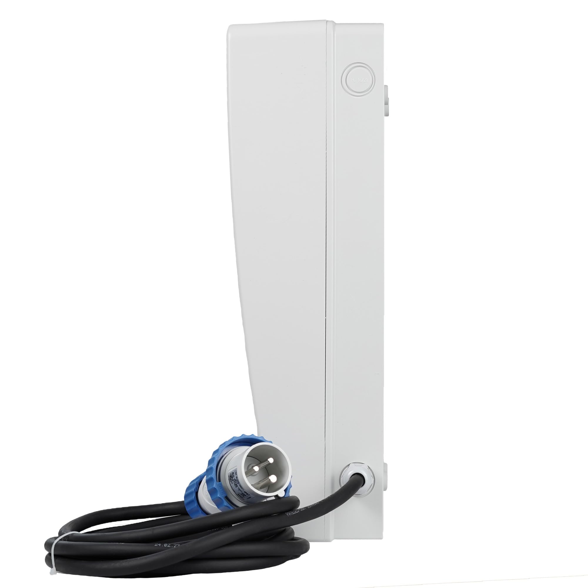 FANTON 74309 Quadro Elettrico da Cantiere 3 Prese Cavo 2 Metri con Presa 2P+T 16A ULISSE Interruttore differenziale magnetotermico, Grigio