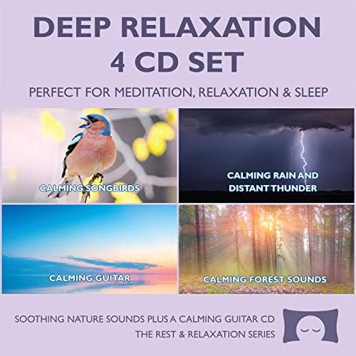 Deep Relaxation Set - Soothing Nature Sounds plus a Calming Guitar with Ocean Waves For Meditation, Relaxation and Sleep - Nature's Perfect White Noise -