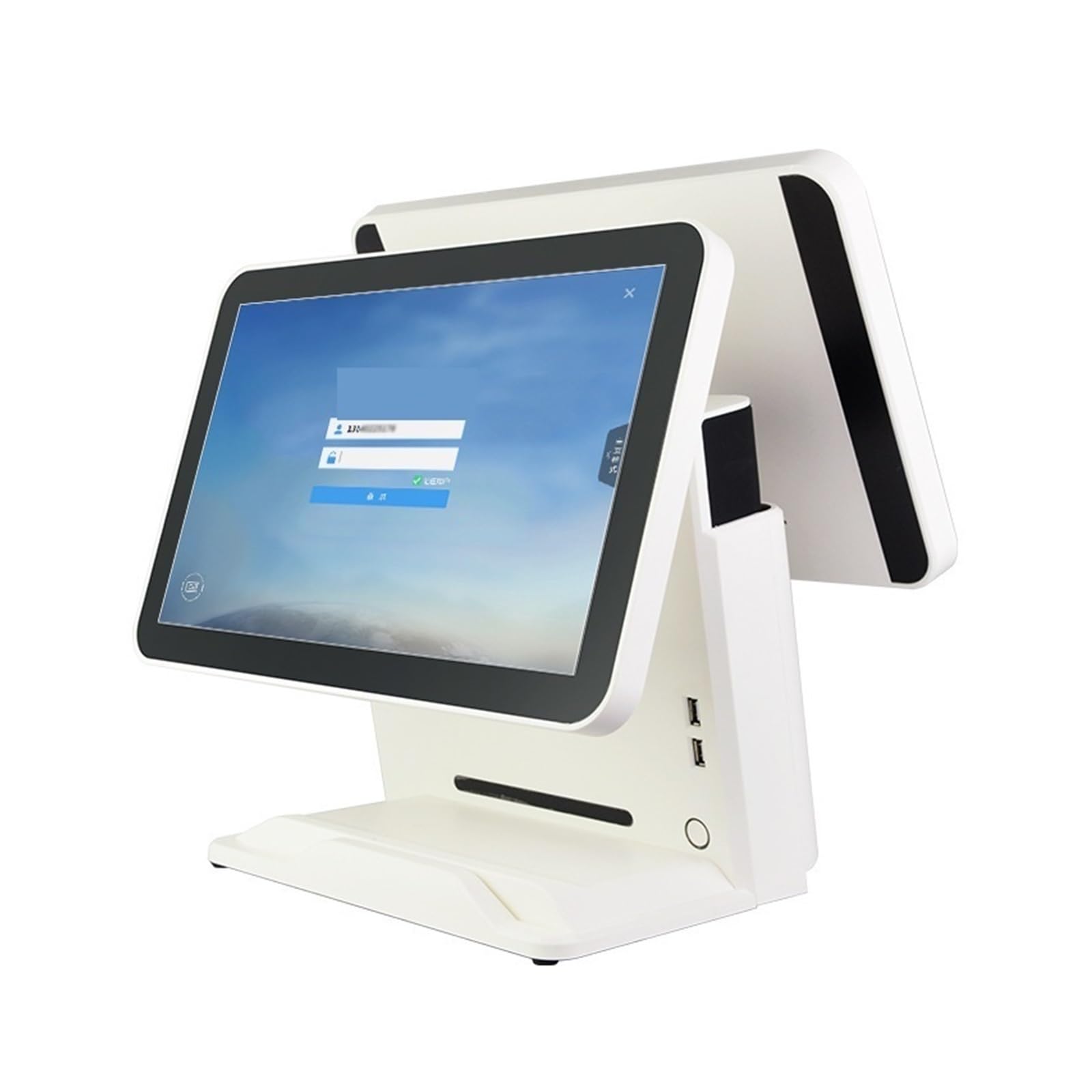 Terminal De Caisse Tactile Tout-en-Un POS 15,6 Pouces