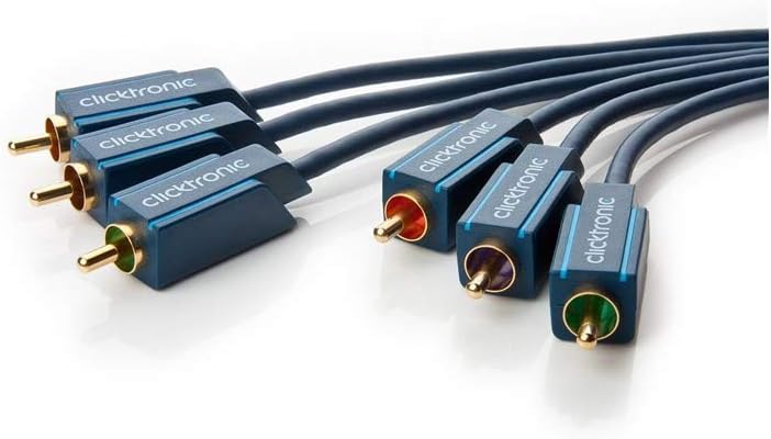 Clicktronic70427 Casual YUV Component Cable, 10m Length
