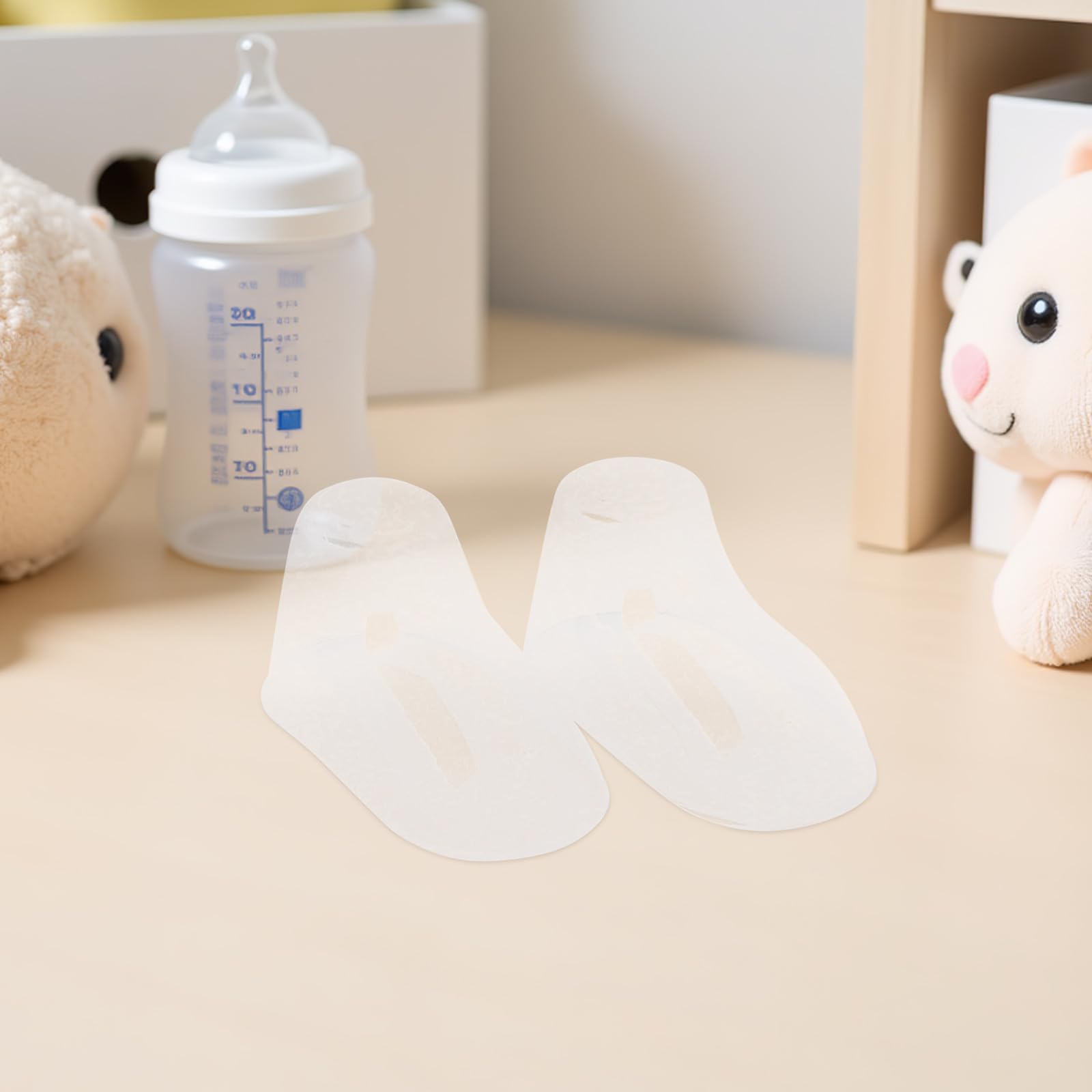 100 Stück Pvc Kunststoff Babysocken Präsentationsständer für Kleinkinderschuhe mit Schuhformhalter zur Schuhformbewahrung und Vermeidung von Falten und Kleinkindbereich
