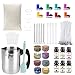 Bolosa® Kerzen Selber Machen Set, Candle Making Kit, Kerzen Gießen Set, Kerzenherstellung Kit mit 6 ätherisches Öl, Kerzendochte, 500 Wachs, 8 Dosen, Diy Set Erwachsene KIT günstig Kaufen-Bolosa® Kerzen Selber Machen Set, Candle Making Kit, Kerzen Gießen Set, Kerzenherstellung Kit mit 6 ätherisches Öl, Kerzendochte, 500 Wachs, 8 Dosen, Diy Set Erwachsene