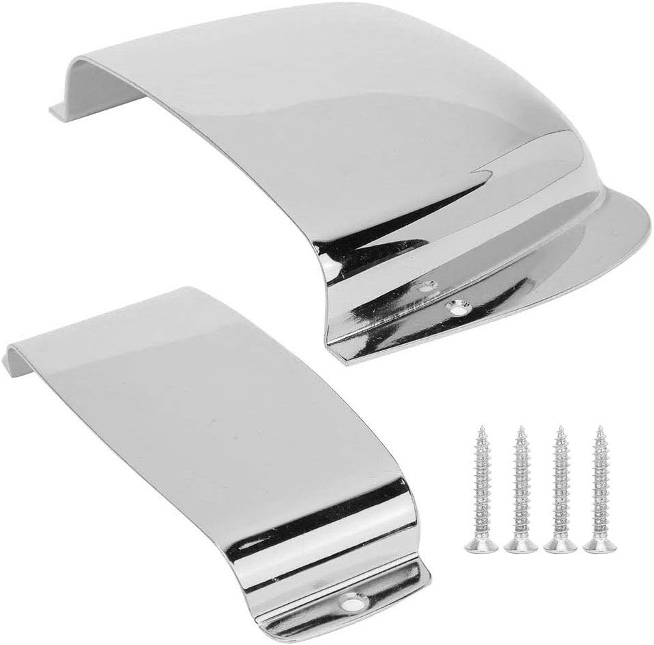 Pickup Bridge Cover,Zinc Alloy Bass Protective Cover for PB Jazz Bass (silver)