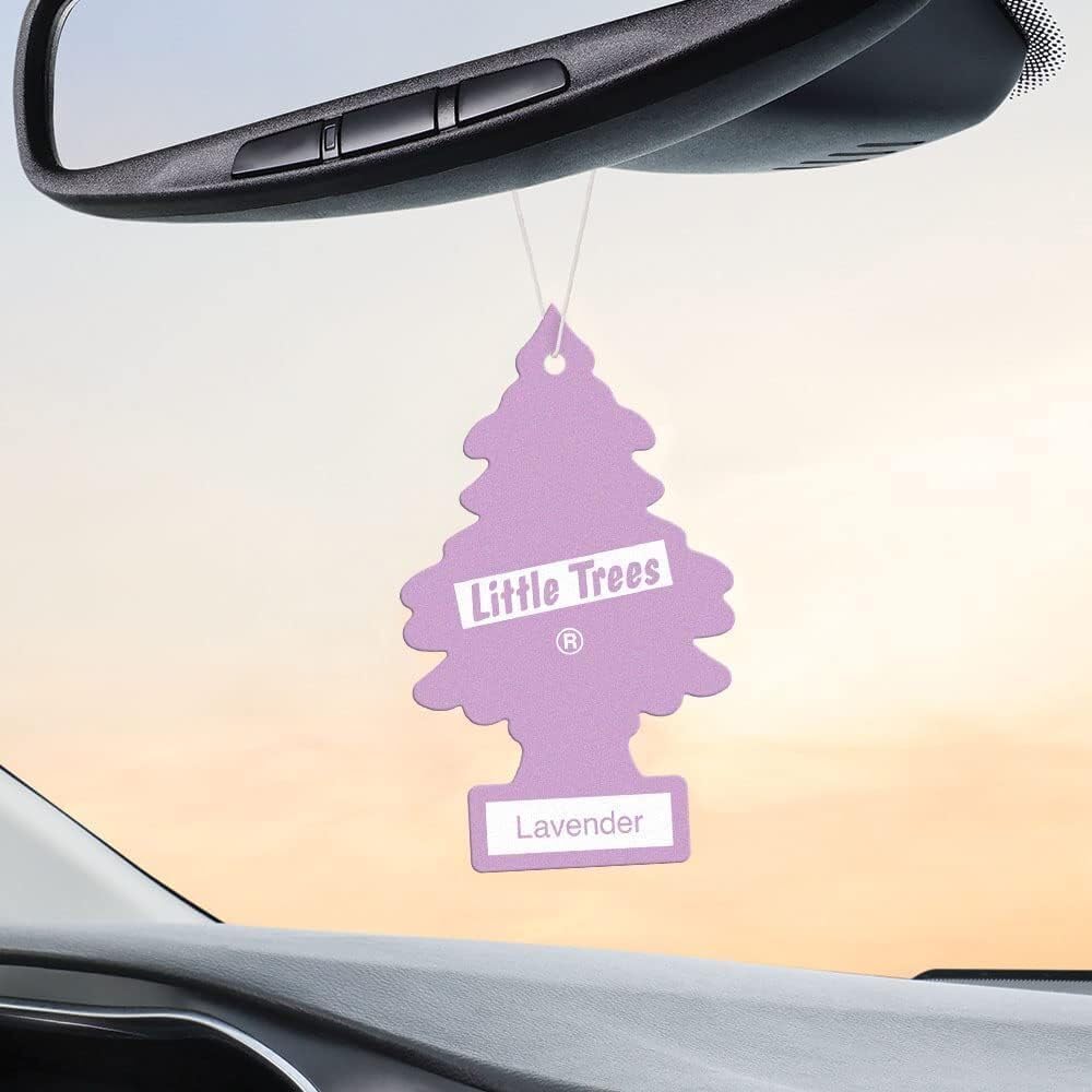 Little Trees Hanging Car and Home Air Freshener, Lavender Scent, 3 Pack