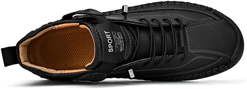 LZDZN Mens Leather Shoes for Men Loafers Casual Dress Driving Men's Boat Black Brown Khaki Blue Green Big Size Male Handmade Fashion - Image 7