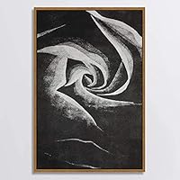 SIGNWIN Canvas Wall Art Black and White Flowers Canvas Prints Home Artwork Decoration for Living Room,Bedroom - 16