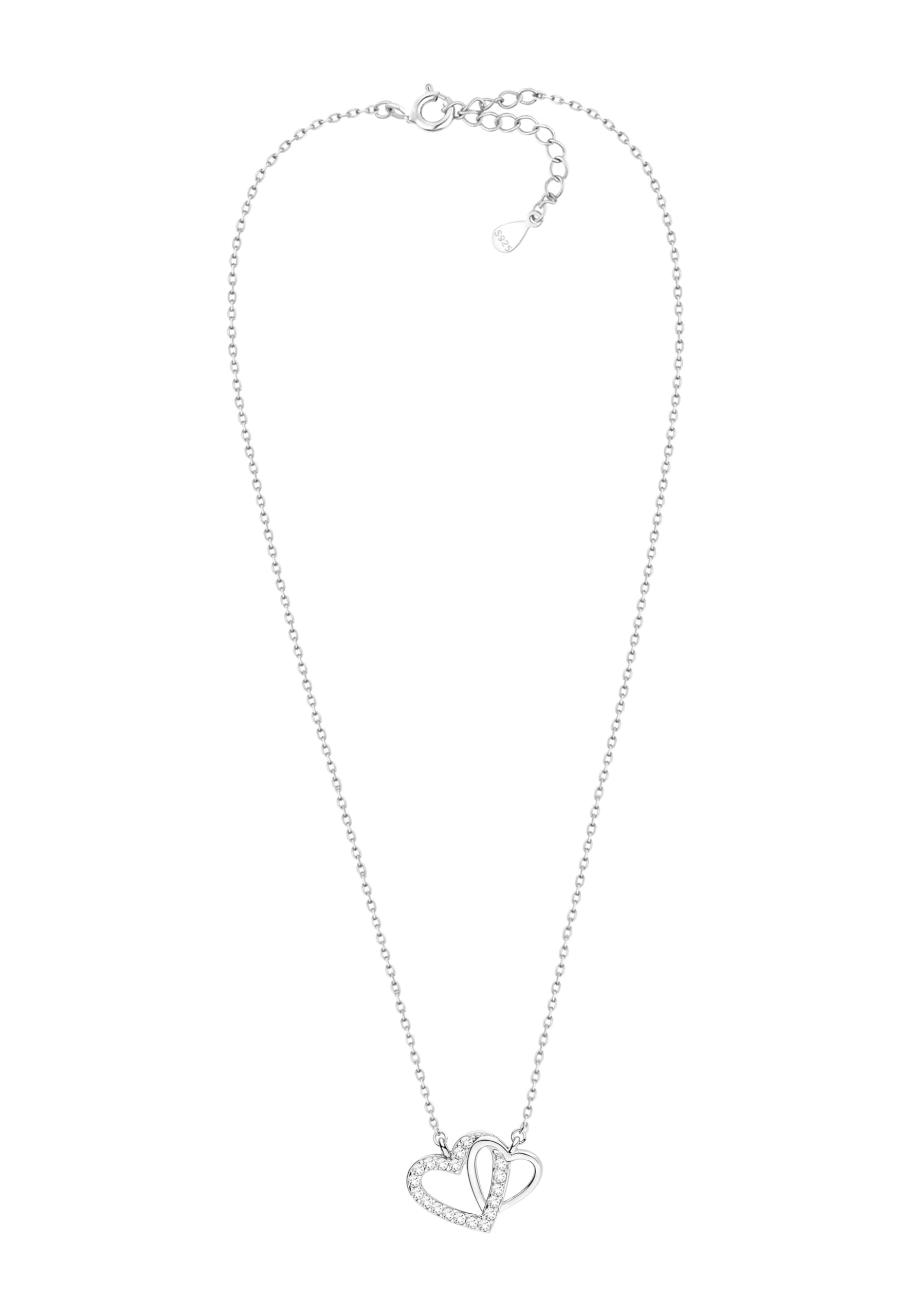 Sofia Milani - Collana da Donna in Argento 925 - con Pietra Zircone - Ciondolo a Cuore - 50300