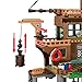 RiceBlock Pirate Ship Building Toys, Pirate Wharf Themed City Store Building Bricks Sets for Boys Age 8-12, 573 Pieces