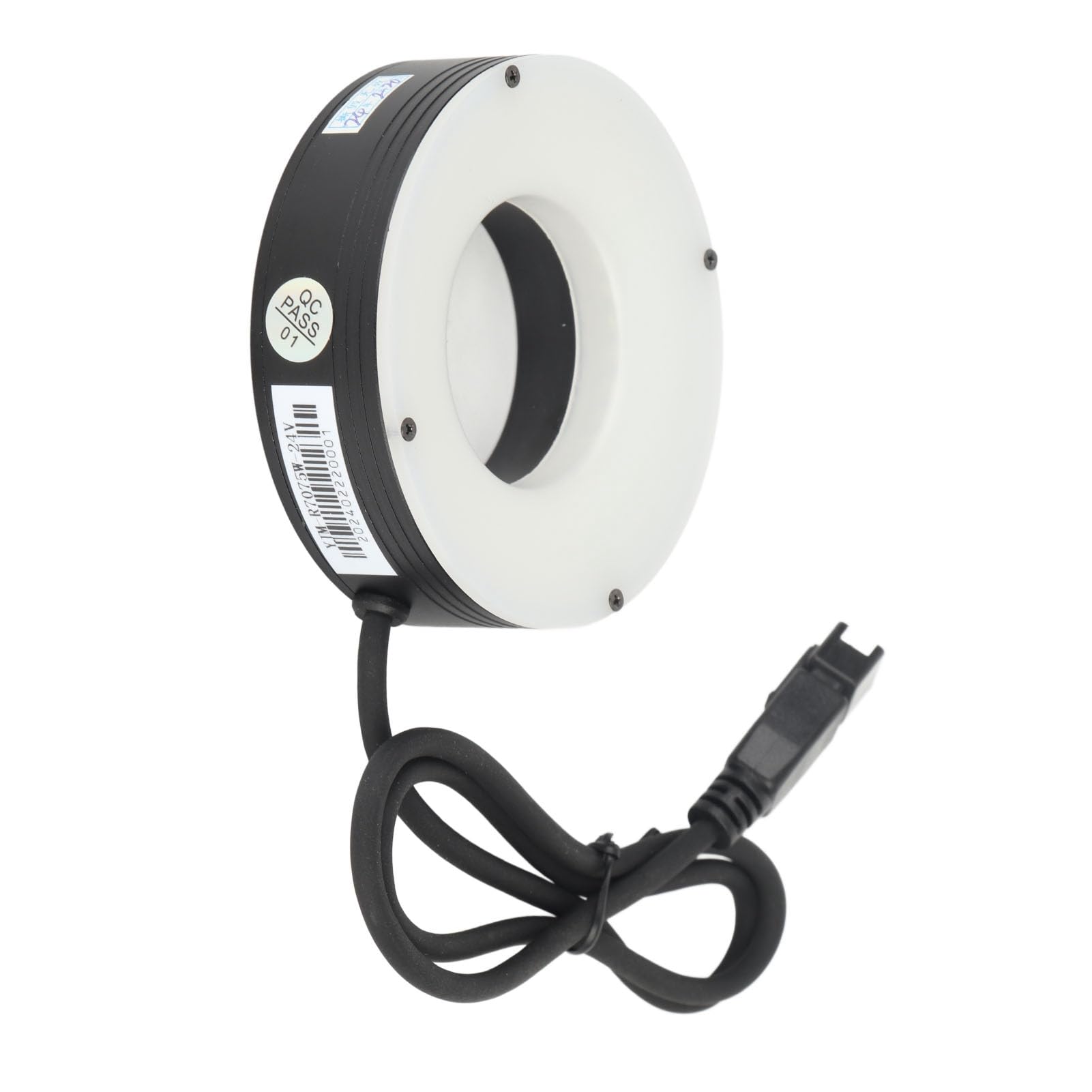Asixxsix Lampa Mikroskopowa, Regulowana jasność, Równomierne Oświetlenie, Lampa Mikroskopowa LED, z Dwupinowym Interfejsem do Monokularowych Mikroskopów Dwuokularowych i Trójokularowych