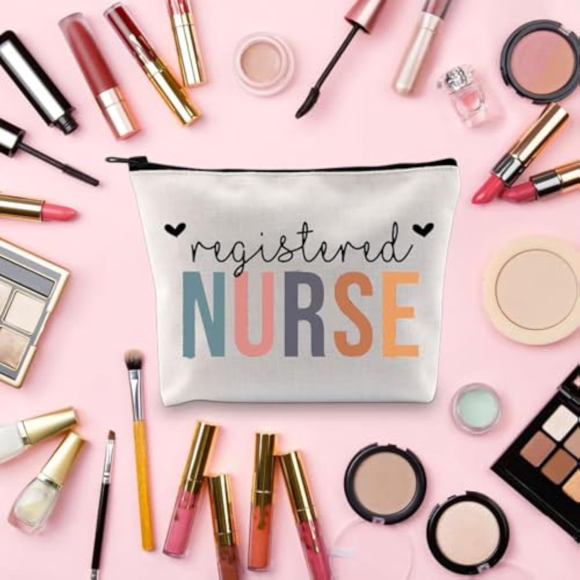Registered Nurse Zipper Pouch Bag, Gift for Nursing Students