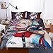 Amacigana Parure de lit 3 pièces Squad Harley Quinn - Housse de couette et taie d'oreiller en microfibre de coton confortable et douce - Style #02, 220 x 240 cm