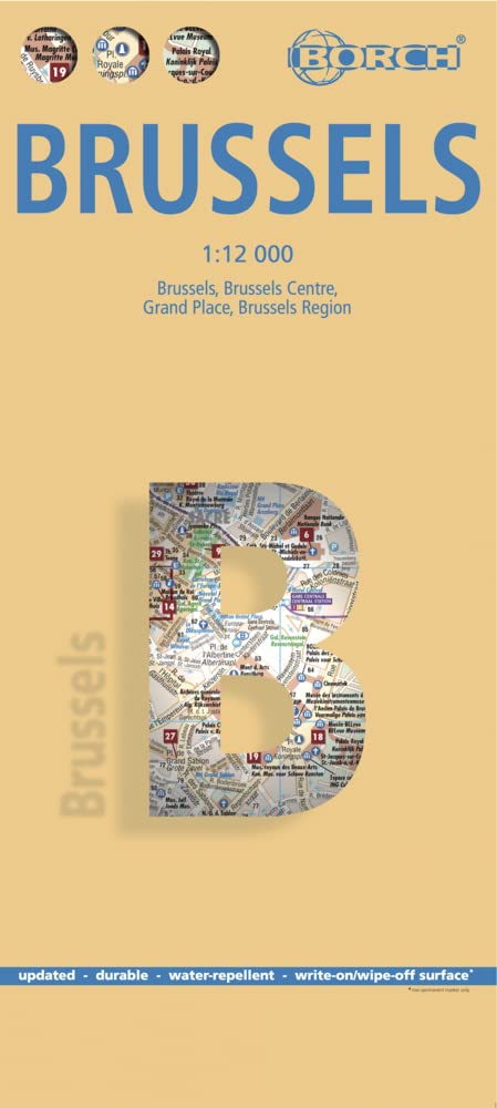 Brussels Laminated Borch Map