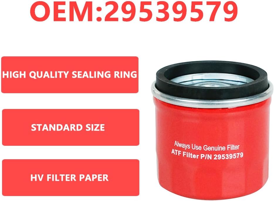 29539579 Transmissions Filter and PF2232 Oil Filter Compatible With 2001-2019 Chevy/GMC 6.6L Duramax Diesel Replace 88917036 12677108