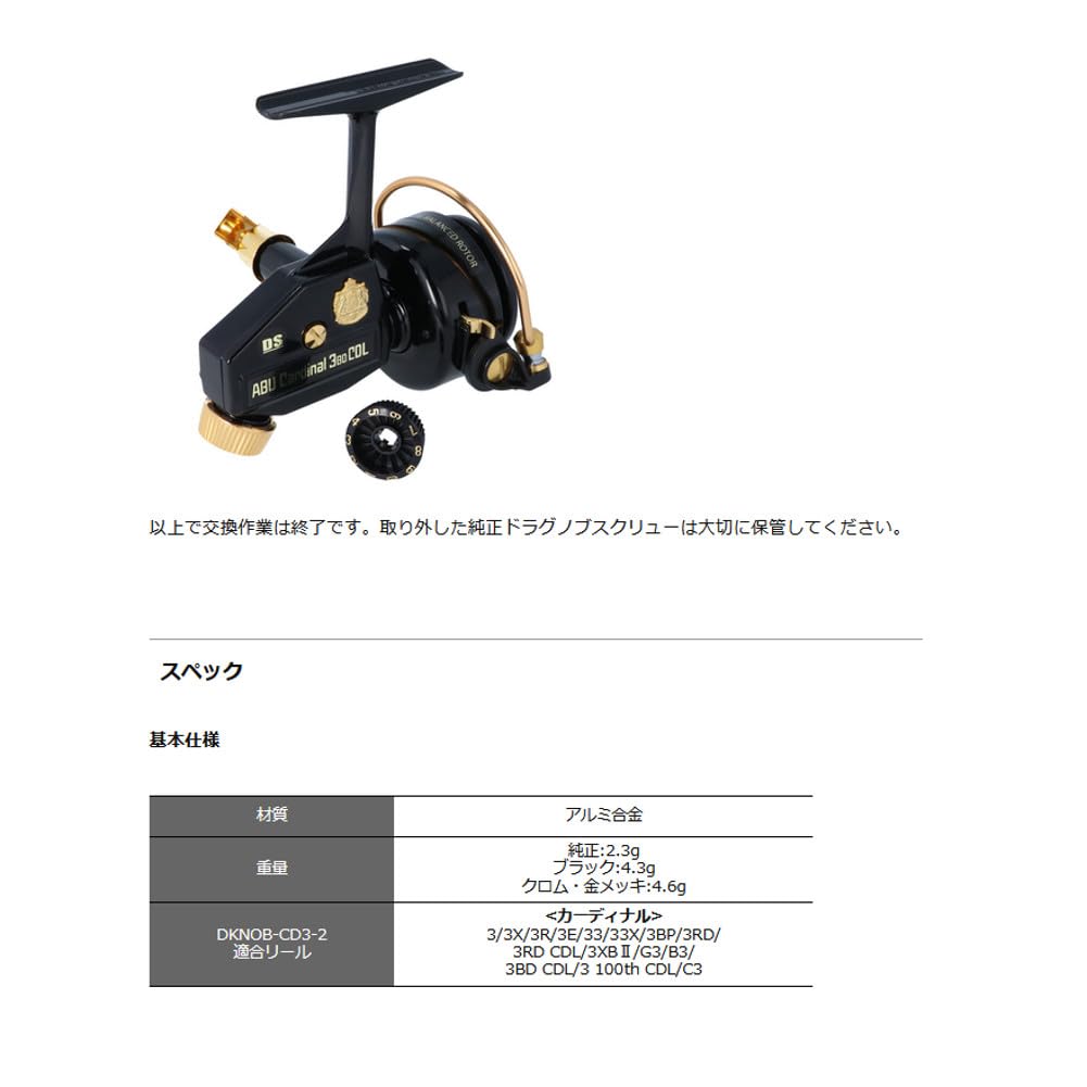 Amazon | Avail(アベイル) dknob_cd3_2_blk アルミドラグノブ