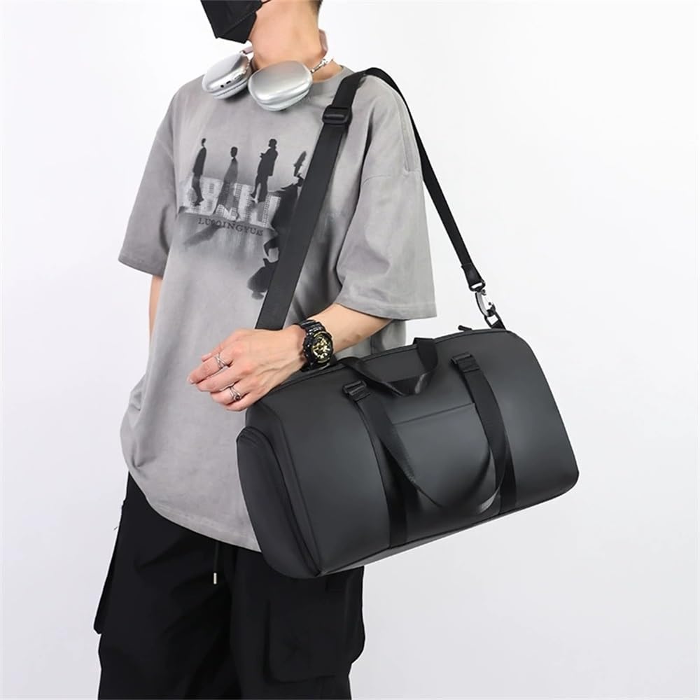 Reisetasche Sporttasche Reisetasche for Kurzreisen, leichte Gepäcktasche, Handtasche for Geschäftsreisen für Männer Frauen(Blau)