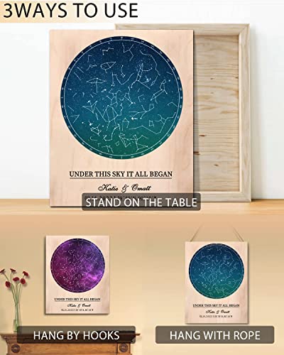Bohva-Gifts-for-Boyfriend-Anniversary-Wedding-Gift-for-Him-Valentines-Couples-Engagement-Birthday-Gift-for-Husband-Personalized-Gift-for-Men-Custom-Star-Map-the-Night-Sky-Print-On-Wood