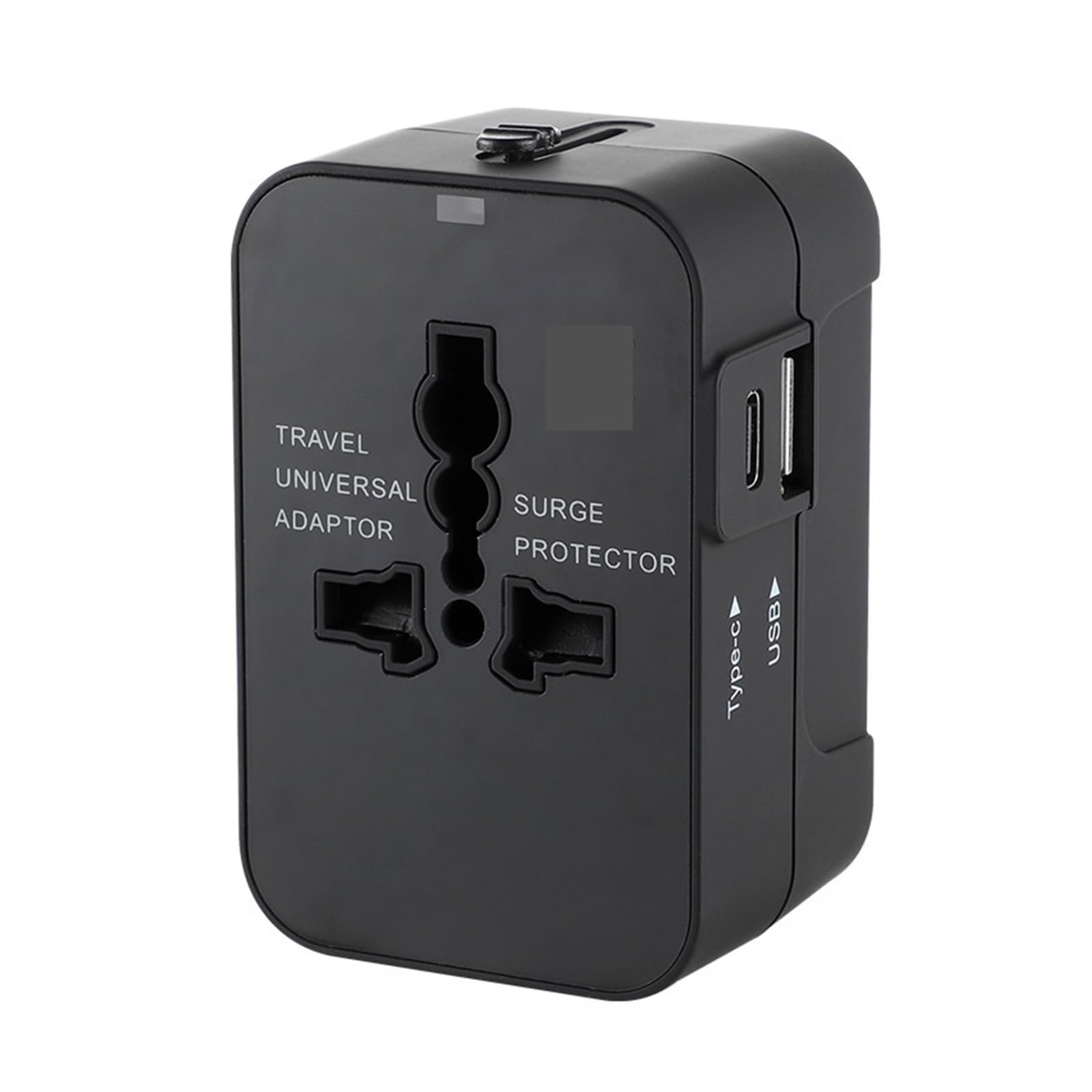 Adaptadores de Enchufe Adaptador de Viaje con Puerto Dual Adaptador Universal Reino Unido+K a Europa+U 110-250 V(White,2_2USB)