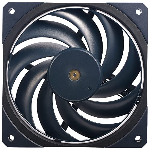 Cooler Master Mobius 120 OC Case Fan, Ring Blade Design (PWM), Fan Speed, Anti-Vibration Dampers, Dual Ball Bearings - Image 2