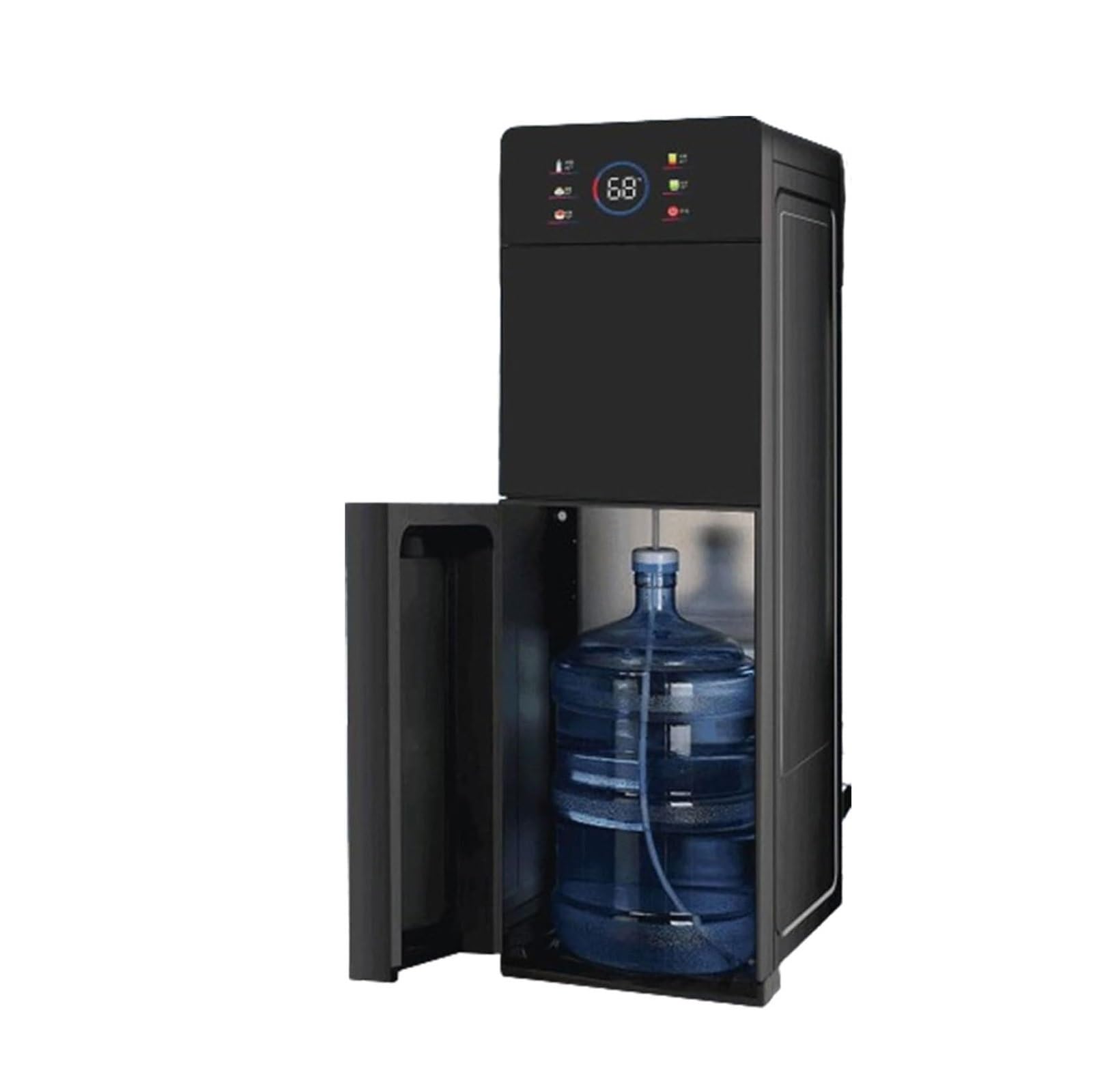 ITOSUI Bottom Loading Water Cooler Dispenser For 3 Or 5 Gallon Bottles - Water Dispenser With Hot And Cold Spouts, LED Display With Empty Bottle Alert