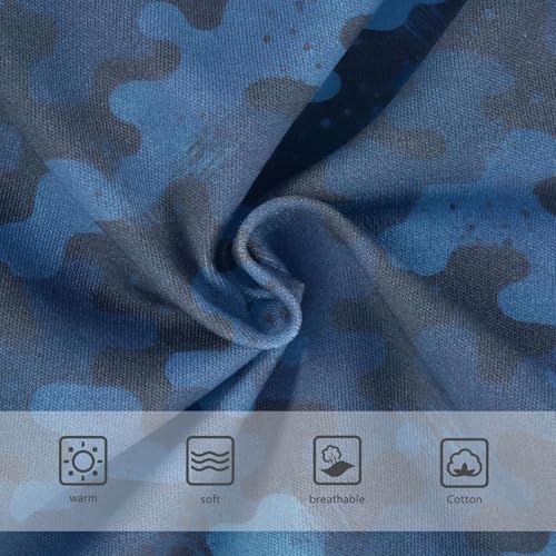 Joisal Pattern Girls Underwear Toddler 2t Cotton Cute Panties Girl Cool Navy Blue Camouflage Undies Kids Briefs3