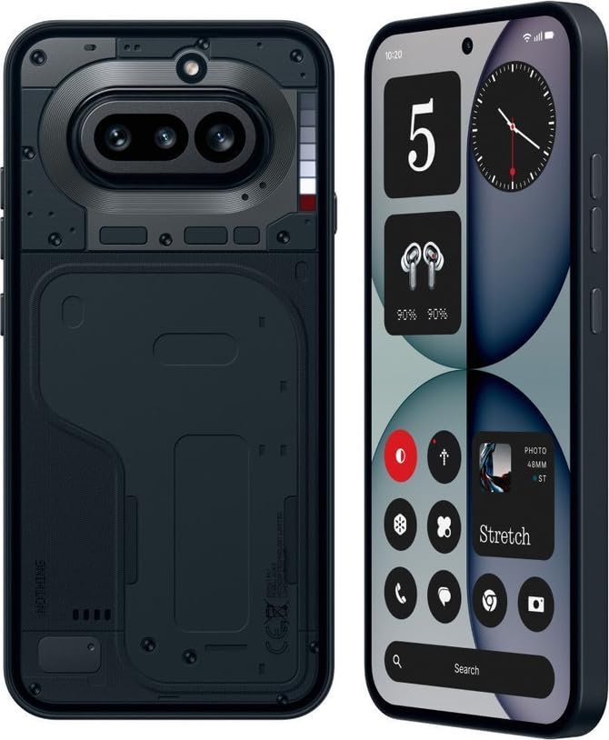 Image of Nothing Phone (4a) 5G (Black, 8GB RAM, 256GB Storage) | Snapdragon 7s Gen 4 | 6.78 inch AMOLED 120Hz Display | 50MP Triple Camera | 5400mAh Battery | 50W Fast Charging
